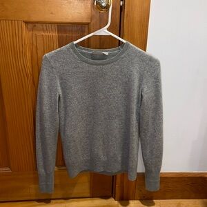 Everlane Cashmere crewneck sweater - grey and sage
